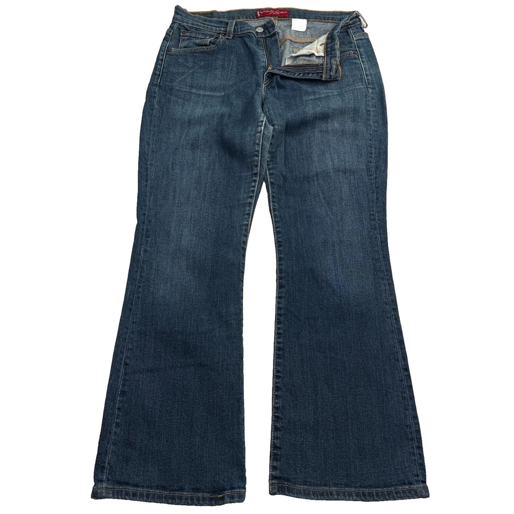 VTG Levi's 515 Bootcut Jeans Women 10 Blue Denim Cotton Stretch Low-Rise Zip Fly